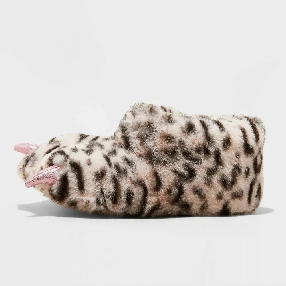 NEW WITH TAGS Kids' Kelsi Monster Foot Character Slippers Pink 2–3